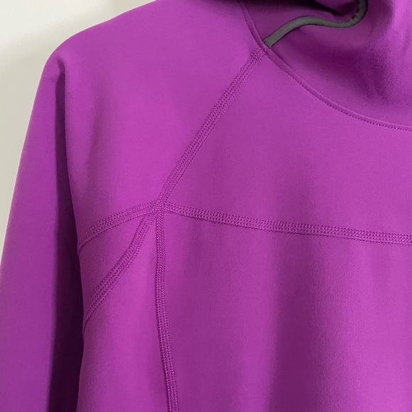 FILA Purple Midweight Training Pullover Hoodie Size M - Picture 4 of 13